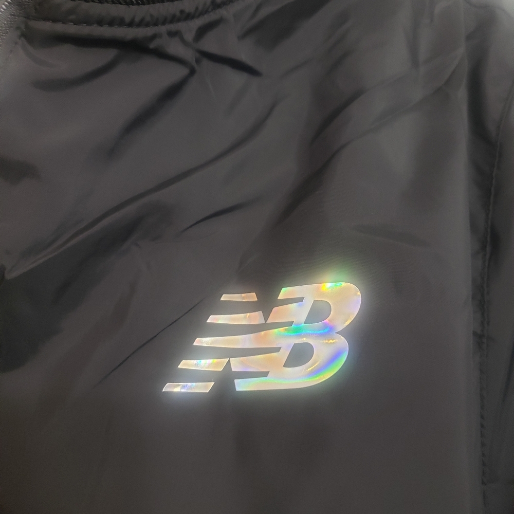 New Balance "Memebers Only Stlye" Jacket With Cute Iridescent Zipper And Logo.